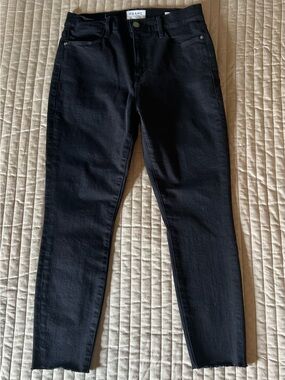 Frame Denim Black Skinny Jeans